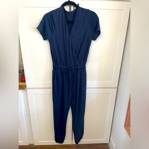 Navy V Neck Jumper, size M